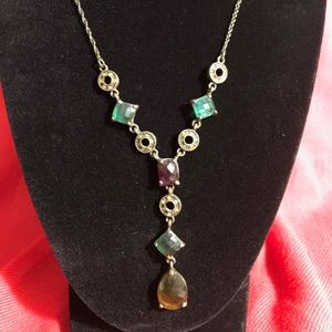 Faux Beaded Necklace